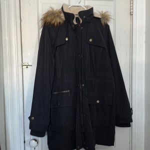 Halogen Faux Fur Anorak